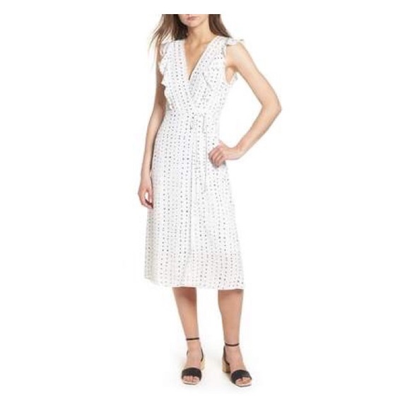 LOST + WONDER: Ruffle midi dress - Picture 1 of 3